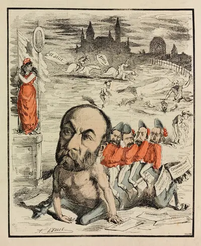 Albert Barbieux Gérant du Rappel by Valentin Achille Lemot, 1870 — digital art print download