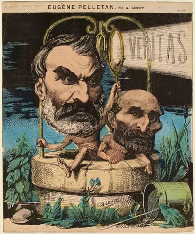 Eugène Pelletan by Valentin Achille Lemot — digital art print download