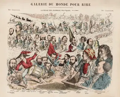 Galerie du monde pour rire by Valentin Achille Lemot, 1871 — digital art print download