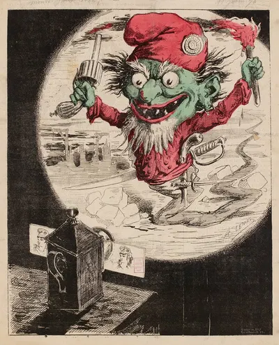Le spectre rouge de 1870 by Valentin Achille Lemot, 1870 — digital art print download