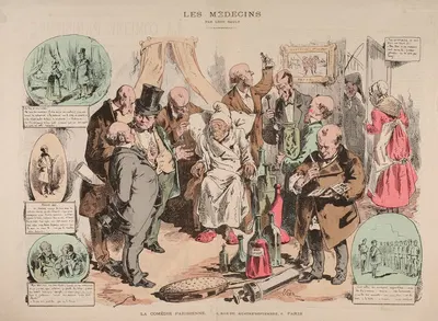 Les médecins by Valentin Achille Lemot — digital art print download
