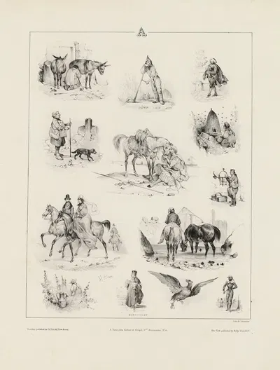 А by Виктор Адам, 1833 — digital art print download