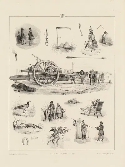Ф by Виктор Адам, 1833 — digital art print download