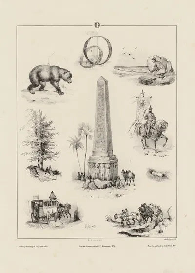 О by Виктор Адам, 1833 — digital art print download