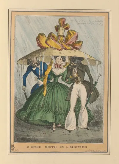 Уютные роды под дождем by Уильям Хит, 1827-1829 — digital art print download