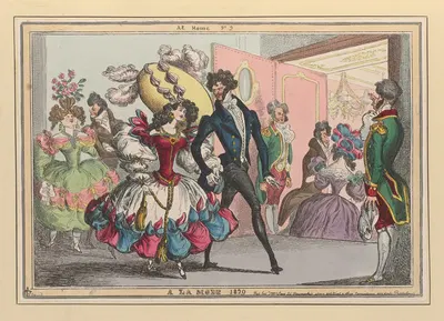 По моде, 1829 by Уильям Хит, 1827-1829 — digital art print download