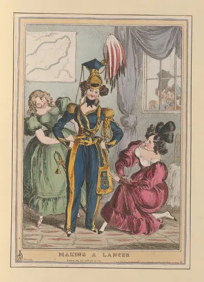 Создание лансера by Уильям Хит, 1827-1829 — digital art print download