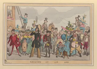 Смотрящий на осла by Уильям Хит, 1827-1829 — digital art print download