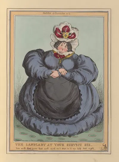 Хозяйка к вашим услугам, сэр by Уильям Хит, 1827-1829 — digital art print download