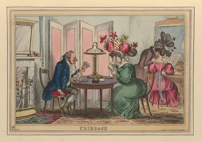 Криббидж by Уильям Хит, 1827-1829 — digital art print download