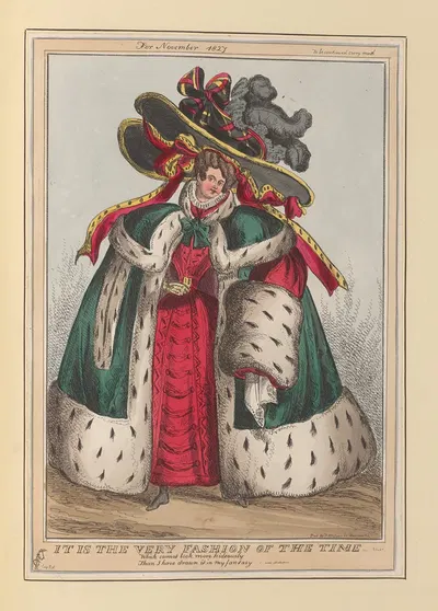 Это самая модная вещь времени by Уильям Хит, 1827-1829 — digital art print download