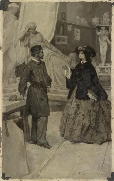 Будешь ли ты моим настоящим другом by Элис Барбер Стивенс, 1900 — digital art print download