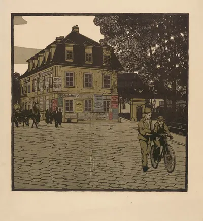 Bäckenhausl by Carl Moll — digital art print download