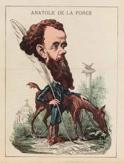 Анатоль де ла Форж by Этьен Каржа, 1867 — digital art print download