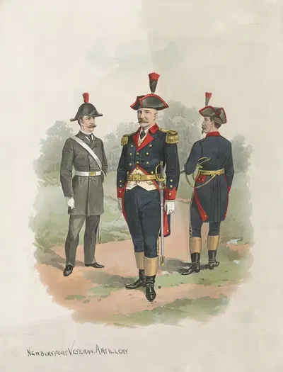 Ветеранская артиллерия Ньюберипорта by Г. Х. Бюк и Ко., 1895 — digital art print download