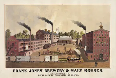 Frank Jones' brewery & malt houses by Джон Х. Баффорд и сыновья — digital art print download