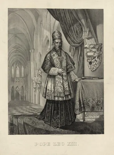 Pope Leo XIII by John H. Bufford's & Sons, 1878 — digital art print download