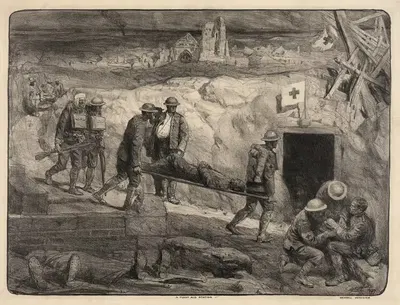 Станция первой помощи by Люсьен Жона, 1927 — digital art print download