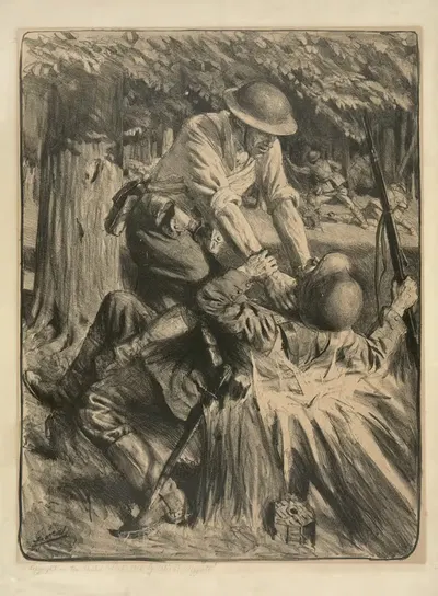 У леса Бельо by Люсьен Жона, 1918 — digital art print download
