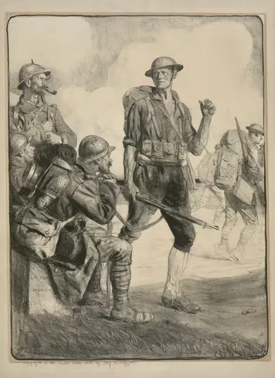 Я пришел тебя заменить by Люсьен Жона, 1918 — digital art print download