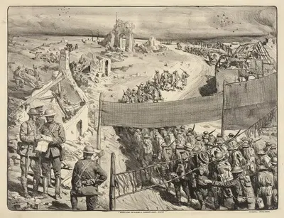 Маршируя по замаскированной дороге by Люсьен Жона, 1927 — digital art print download