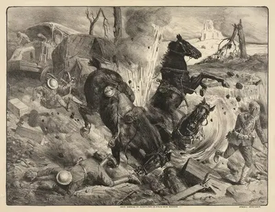 Ночной бомбардировщик самолетами на дороге возле Суазона by Люсьен Жона, 1927 — digital art print download