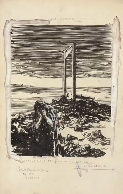 Боже, помоги Мексике by Оскар Эдвард Чезаре, 1914-1916 — digital art print download