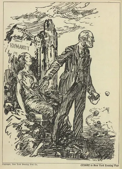 Пусть ее услышат! by Оскар Эдвард Чезаре, 1915-1917 — digital art print download