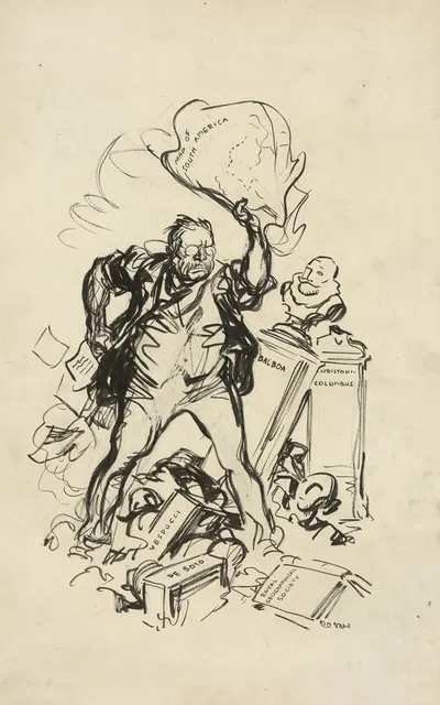 На прогрессивной платформе by Оскар Эдвард Чезаре, 1912 — digital art print download