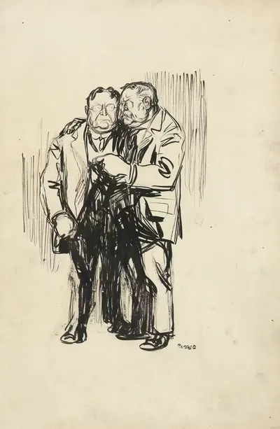 Честная сделка by Оскар Эдвард Чезаре, 1916 — digital art print download