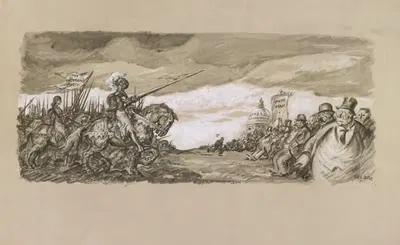 Женская партия и простой человек by Оскар Эдвард Чезаре, 1920 — digital art print download