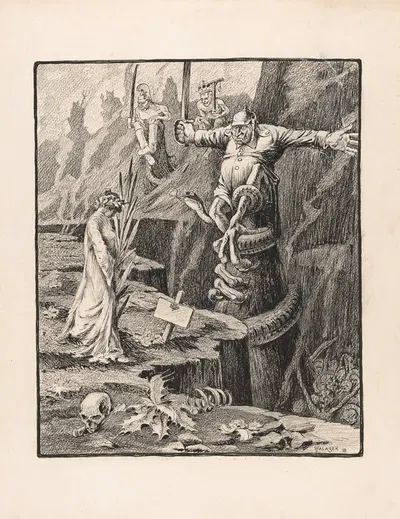 Австрия, империя отчаяния, препятствие к постоянному миру by Отакар Валашек, 1918 — digital art print download