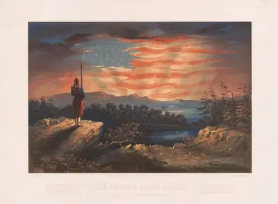 Наш небесный флаг by Уильям Боли, 1861 — digital art print download