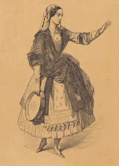 Каролина Дюпре (Северная звезда) by Александр Дезире Коллет, 1854-1899 — digital art print download