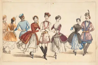 Théâtre des Variétés. La mazurka des salons by Alexandre Lacauchie, 1840-1900 — digital art print download