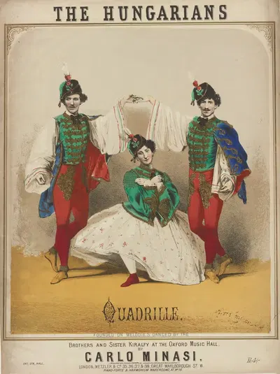 The Hungarians quadrille by Alfred Concanen — digital art print download