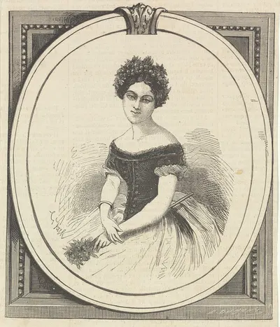 Карлотта Гризи by Альфред Эдвард Шалон, 1841-1846 — digital art print download