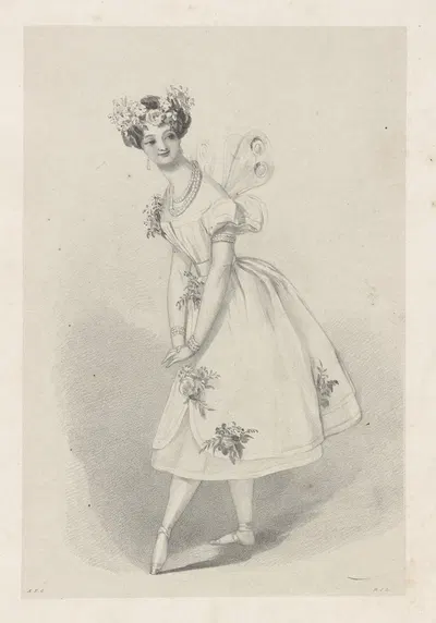 Флора by Альфред Эдвард Шалон, 1831 — digital art print download