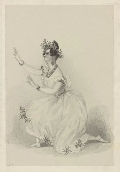 Наяда by Альфред Эдвард Шалон, 1831 — digital art print download