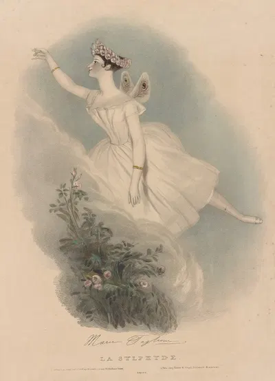 Сильфида by Альфред Эдвард Шалон, 1836 — digital art print download