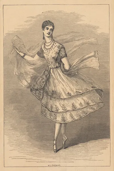 Мадемуазель Таглиони в роли "Баядерки by Альфред Эдвард Шалон, 1830-1846 — digital art print download