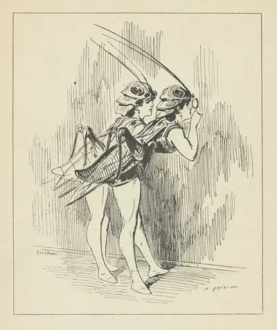 Les coulisses by Alfred Grévin, 1870-1879 — digital art print download