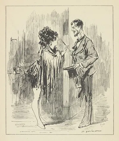 Закулисья by Альфред Гревен, 1870-1879 — digital art print download