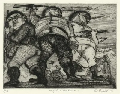 Эскиз военного памятника by Арт Хейзелвуд, 2003 — digital art print download