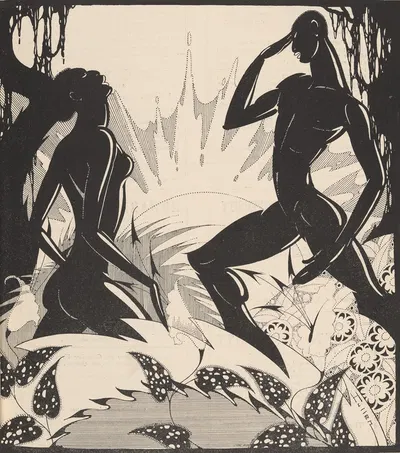 Opportunity Vol. 6, no. 2 Cover. by Charles Cullen, 1928 — digital art print download