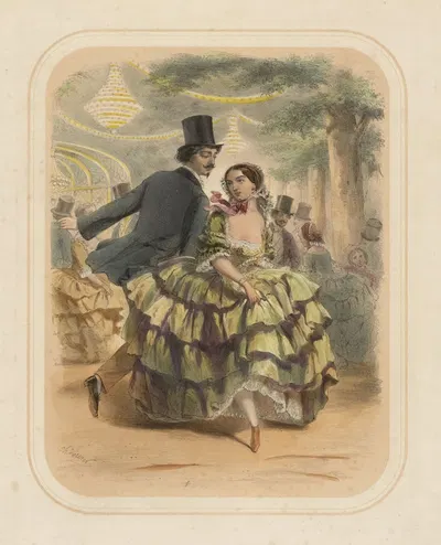 Бал в Асньере by Шарль Вернье, 1860-1869 — digital art print download