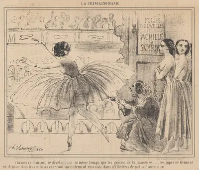 Кринолиновый зонтик by Шарль Вернье, 1850-1859 — digital art print download