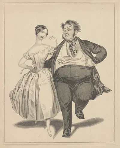 Полька by Шарль Вернье, 1840-1849 — digital art print download