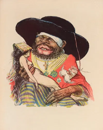 Менелик II, царь царей Эфиопии, победитель Италии by Шарль-Люсьен Леандр — digital art print download