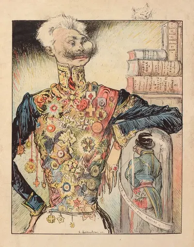 С. Э. Филипп Крозье, директор протокола by Шарль-Люсьен Леандр — digital art print download